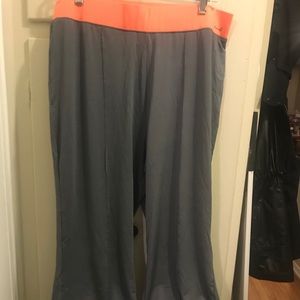 Curves stretch high waisted track pants